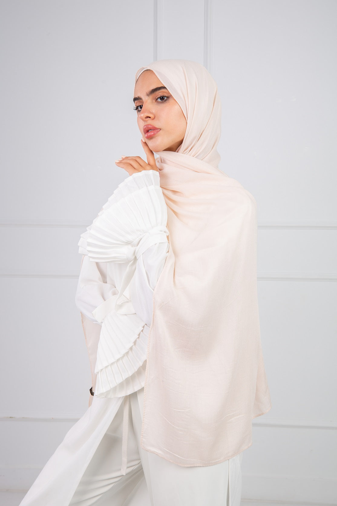 Everyday Modal Hijab-Ivory Beige