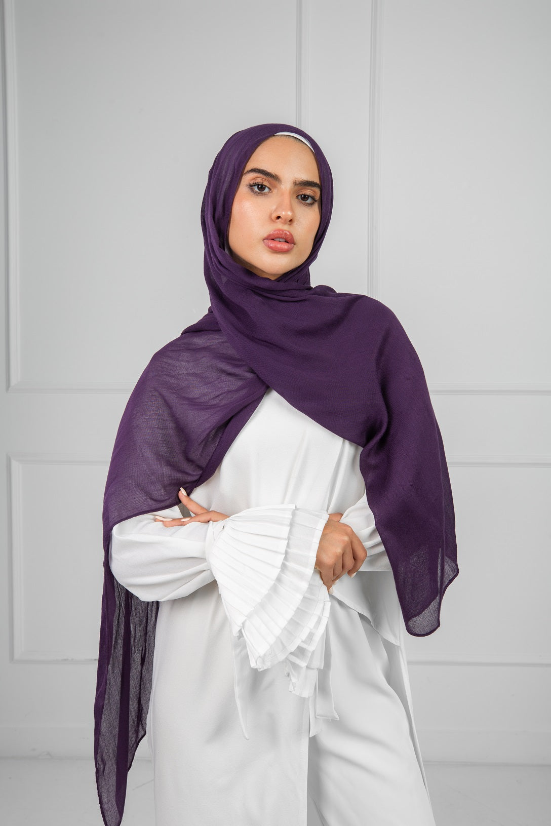 Everyday Modal Hijab- Plum