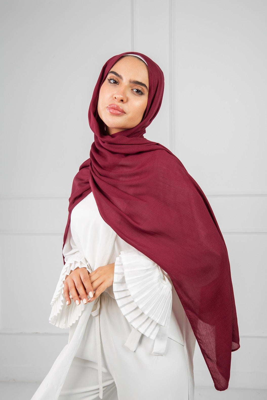 Everyday Modal Hijab- Maroon