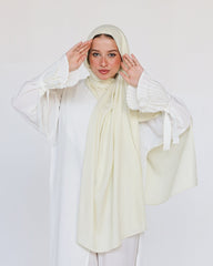 Elegance Modal Hijab -Cream Yellow