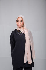 Crinkle Modal Hijab - Light Simon