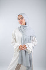 Elegance Modal Hijab -Light Grey