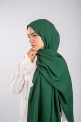 Elegance Modal Hijab -Emerald Green