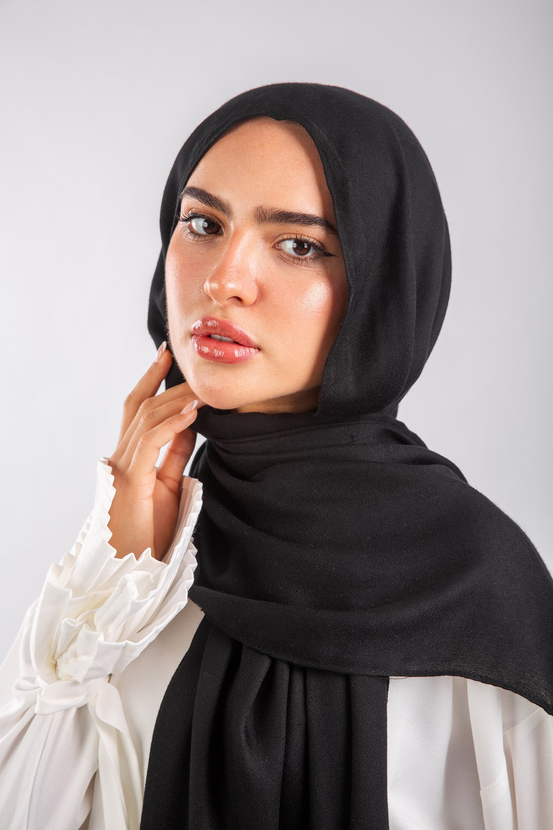 Elegance Modal Hijab -Black